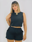 CROP TOP/SHORT SET HF24E861