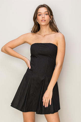 STRAPLESS DRESS
