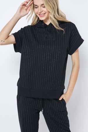 Drop Shoulder Stone Stripes