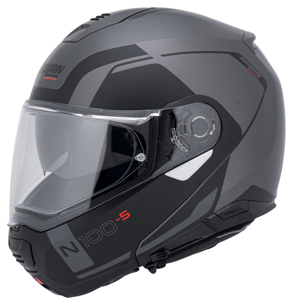 n100-5 consistency helmet nolan - Metallic White 5 maintains a slim Nolan N100-5 Consistency Modular Helmet