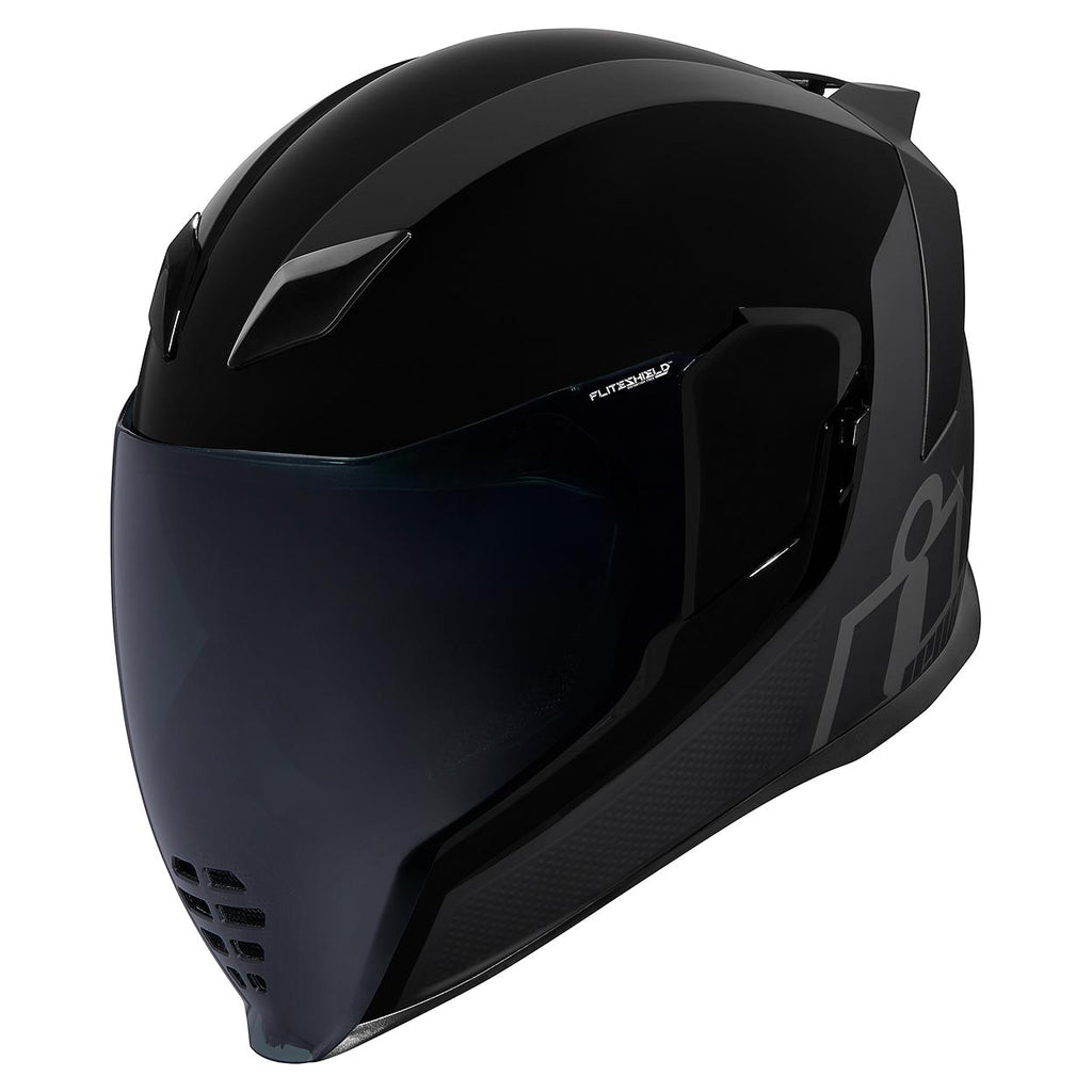 Icon Airflite Motorcycle Helmet - Gloss Solid Rubatone - Full Face - Polycarbonate Shell - Quick-Change Visor - Sun Visor