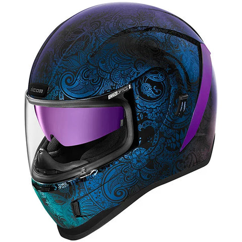 ICON HELMET AFRM RUB Black XL 0101-12097