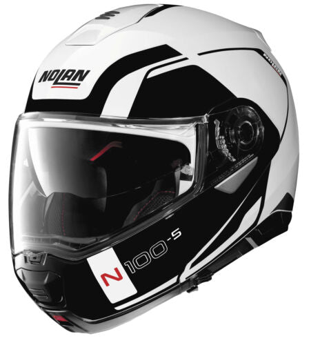 n100-5 consistency helmet nolan Nolan N100-5 Consistency Helmet Metallic White / Large